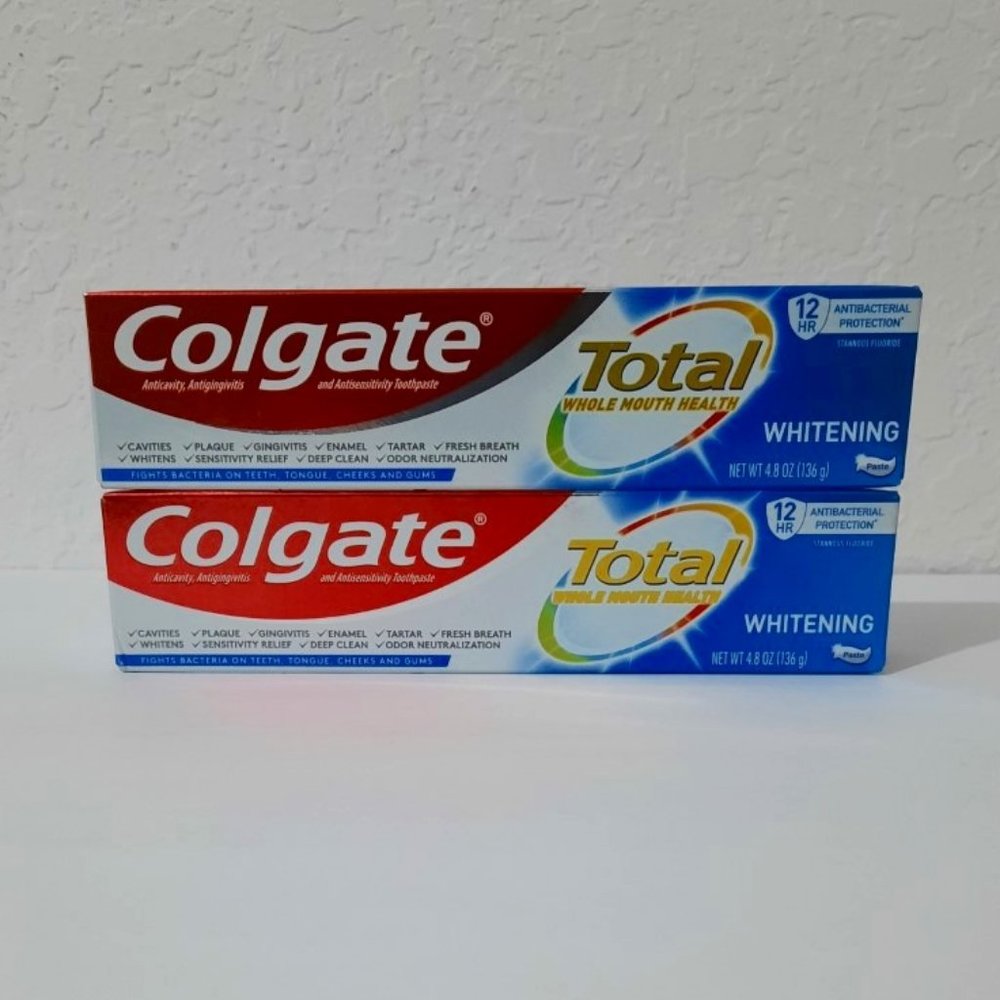 🔴 $ 4.00 COLGATE TOTAL WHOLE MOUTH HEALTH ANTIBACTERIAL PROTECTION, 4.8 o…